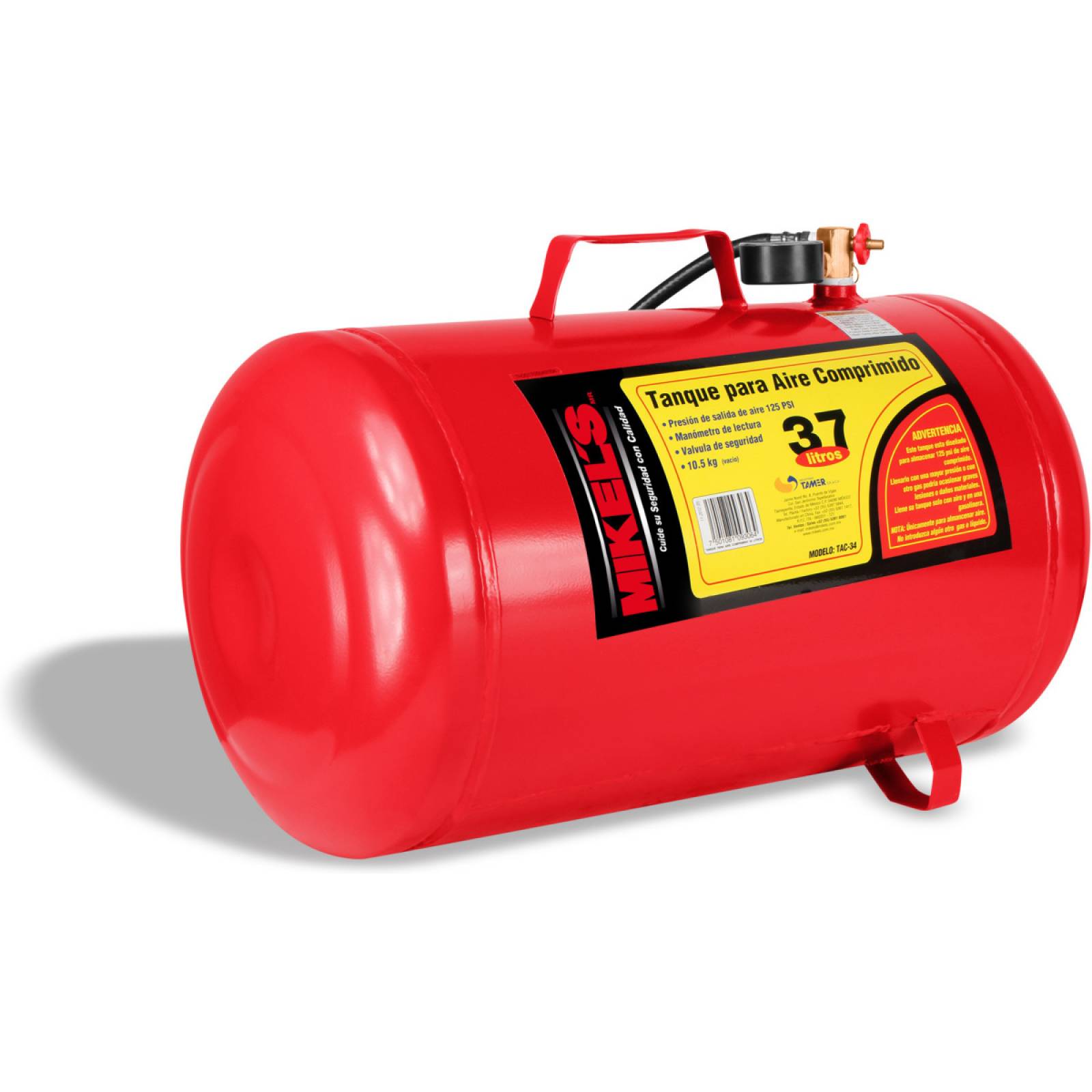 Tanque para aire comprimido 37 lts