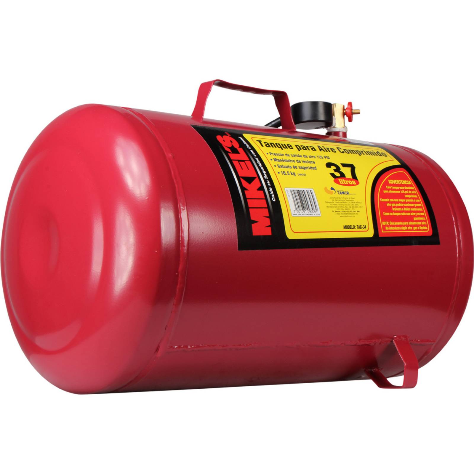 Tanque para aire comprimido 37 lts