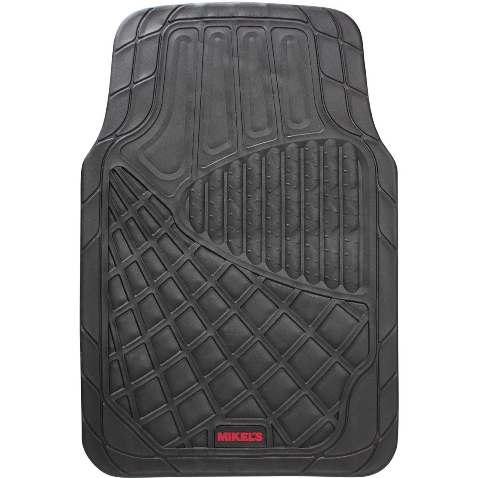 Tapetes para auto de hule  negro de lujo