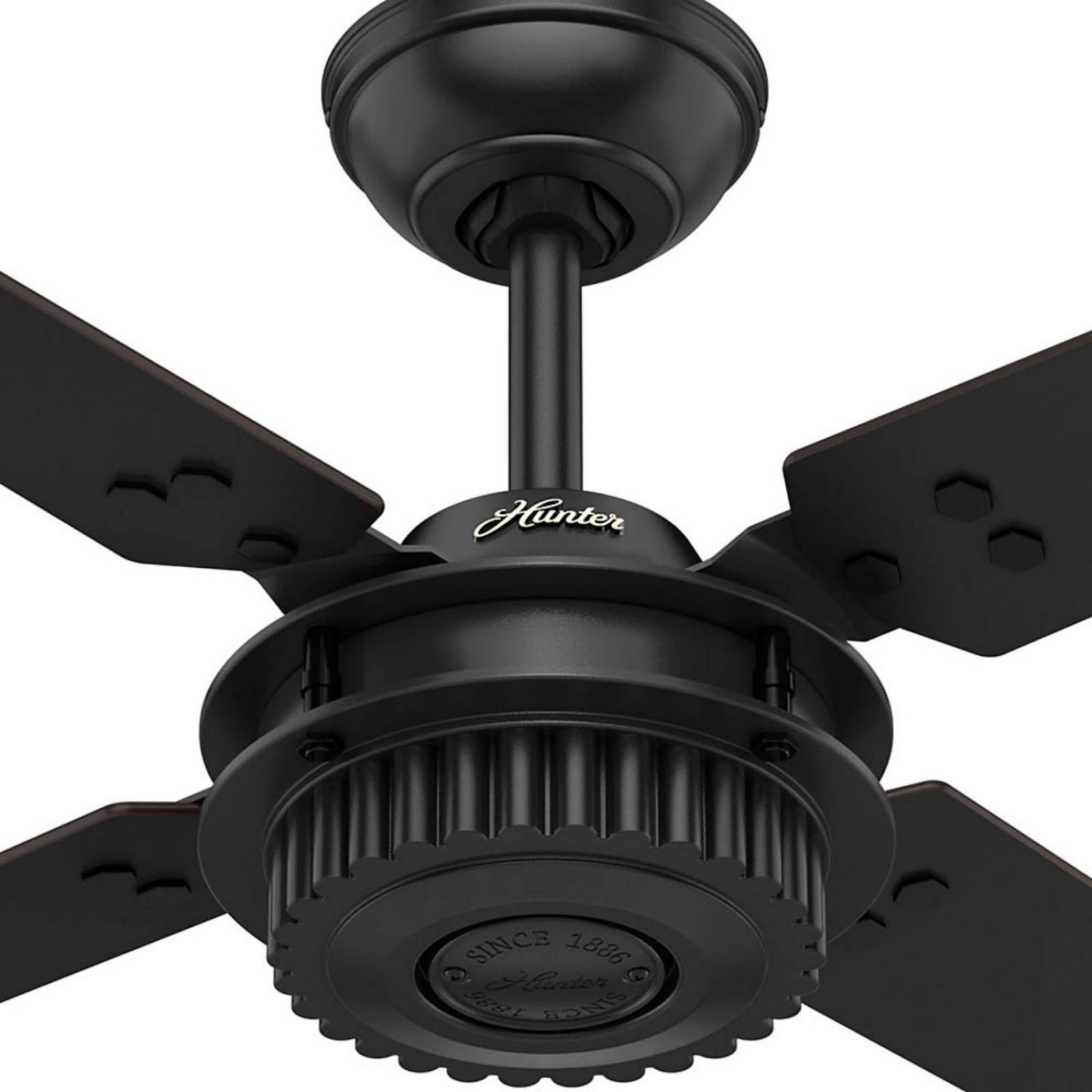 Ventilador De Techo Hunter 59235 Chronicle Matte Black 54"