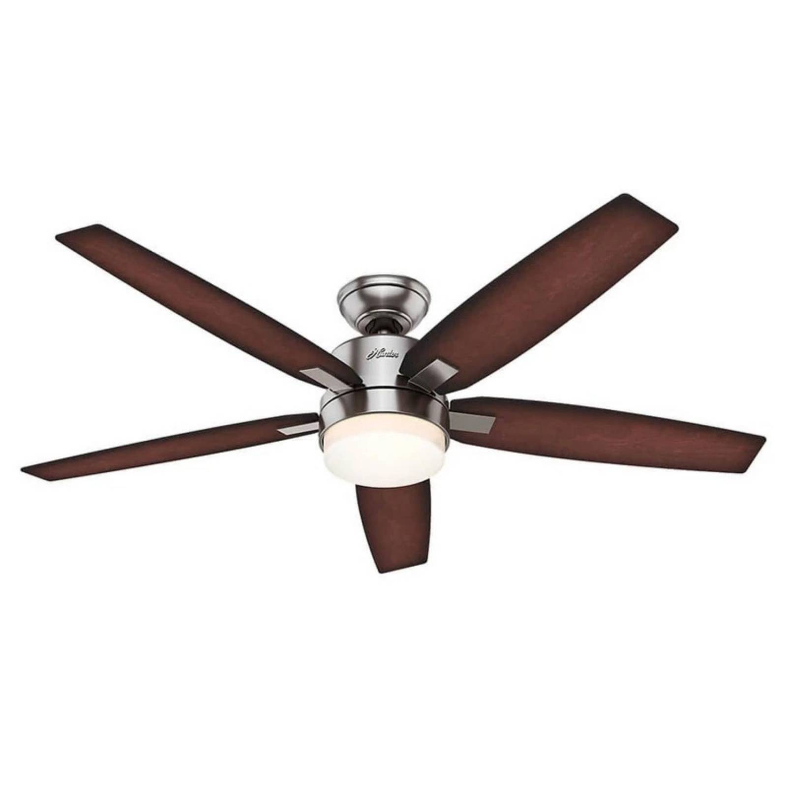 Ventilador De Techo Hunter 59039 Windemere-Brushed Nicke 54" 