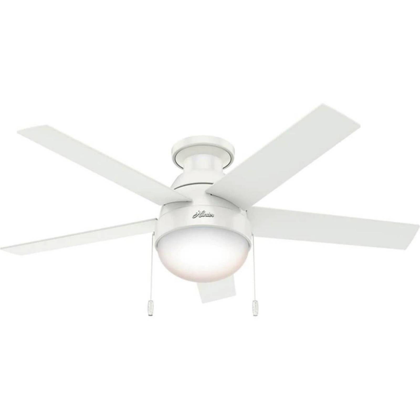 Ventilador de techo Hunter 59269 46in Anslee LP-Fr Wht
