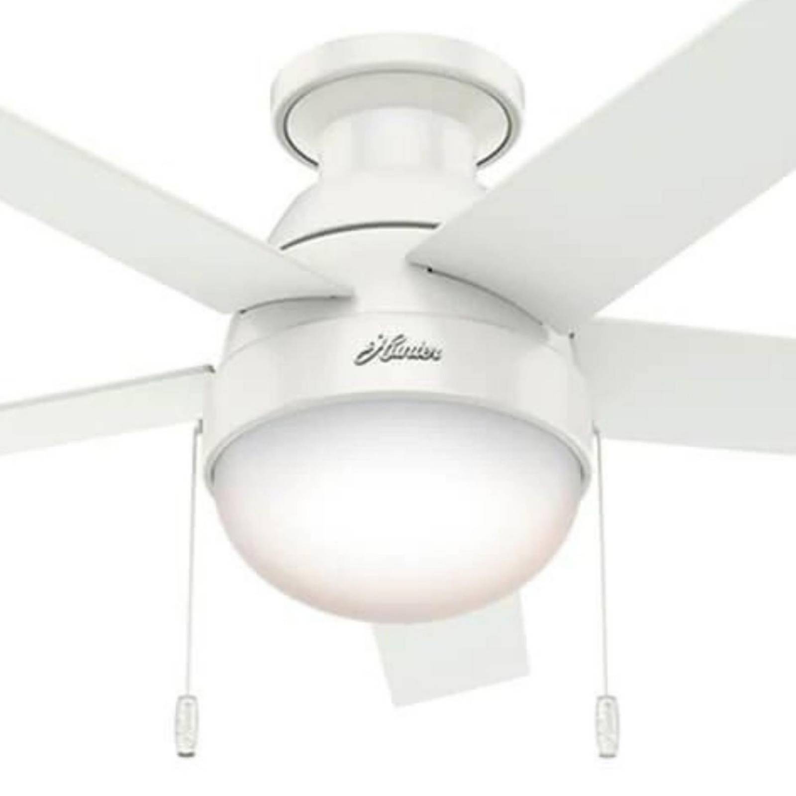 Ventilador de techo Hunter 59269 46in Anslee LP-Fr Wht