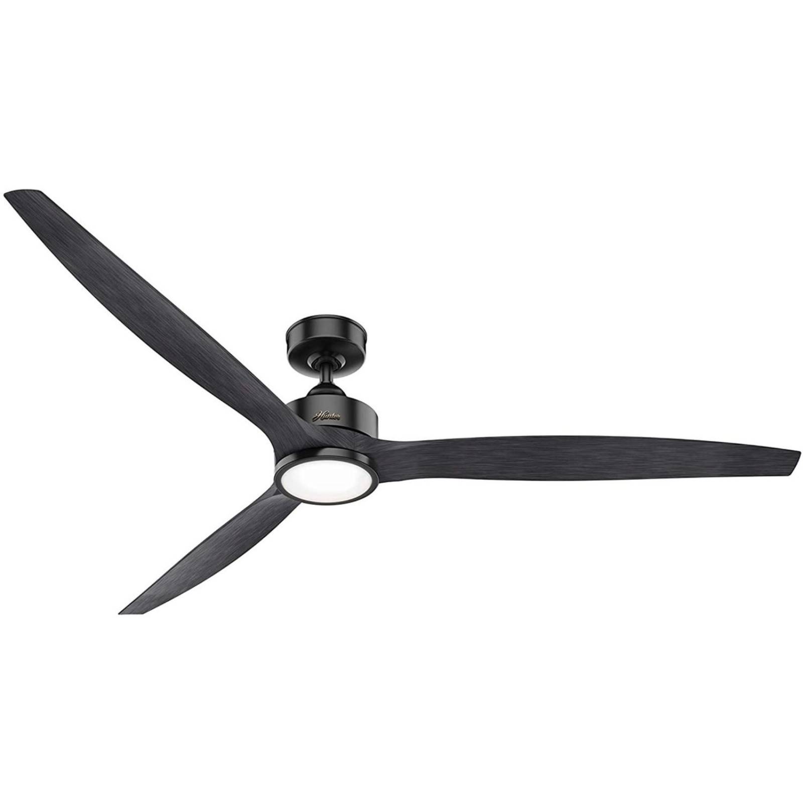 Ventilador de techo Hunter 50728 Park View OD-Matte Black 72" 