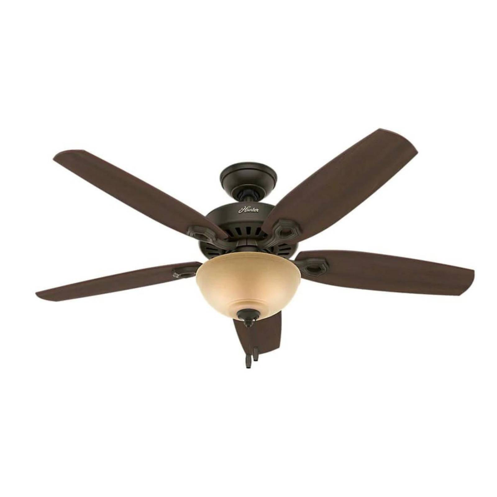 Ventilador de techo Hunter 53091 52in Builder Deluxe-New Bronze 