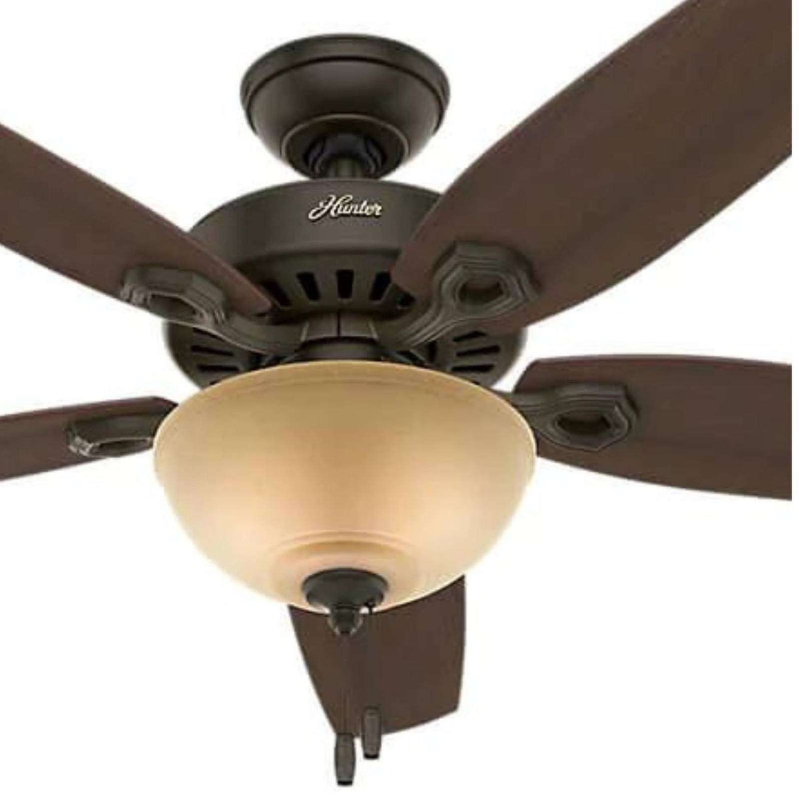 Ventilador de techo Hunter 53091 52in Builder Deluxe-New Bronze 