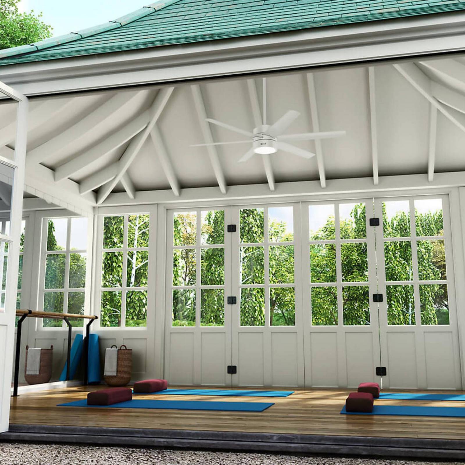 Ventilador de Techo Hunter 51476 Solaria-Fresh White 60 