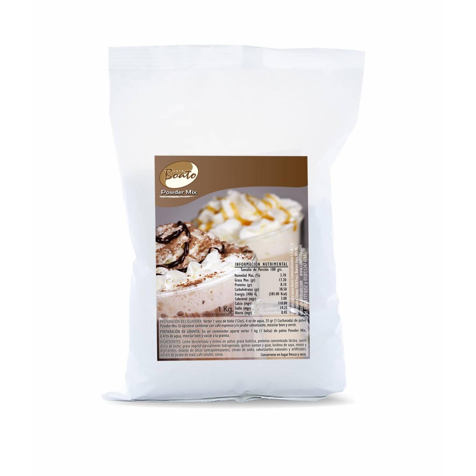 Frappe Te Chai Manzana Canela 1 Kg Base Polvo Cafeboato 