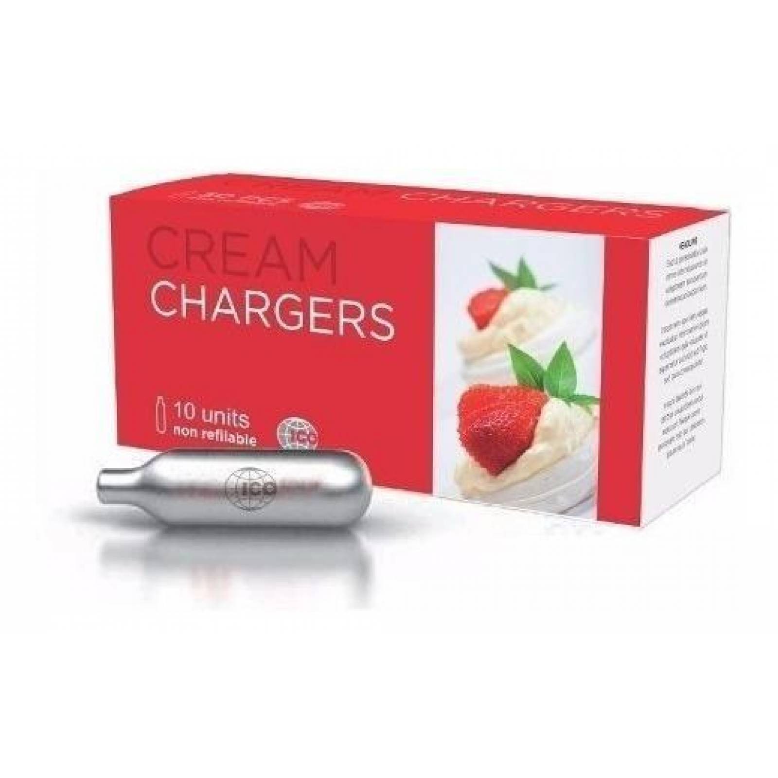 Cargas para Sifon Crema Batida 10 pza 