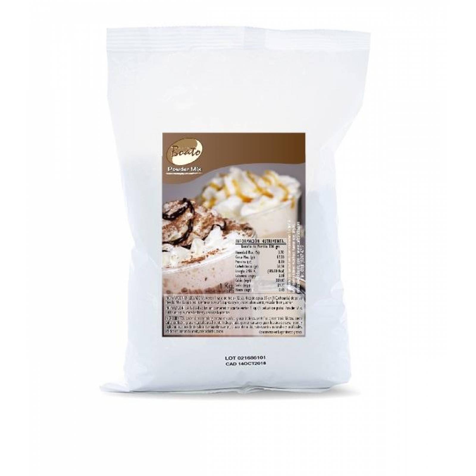 Frappuccino Vainilla Francesa 1 Kg Base Polvo Cafeboato