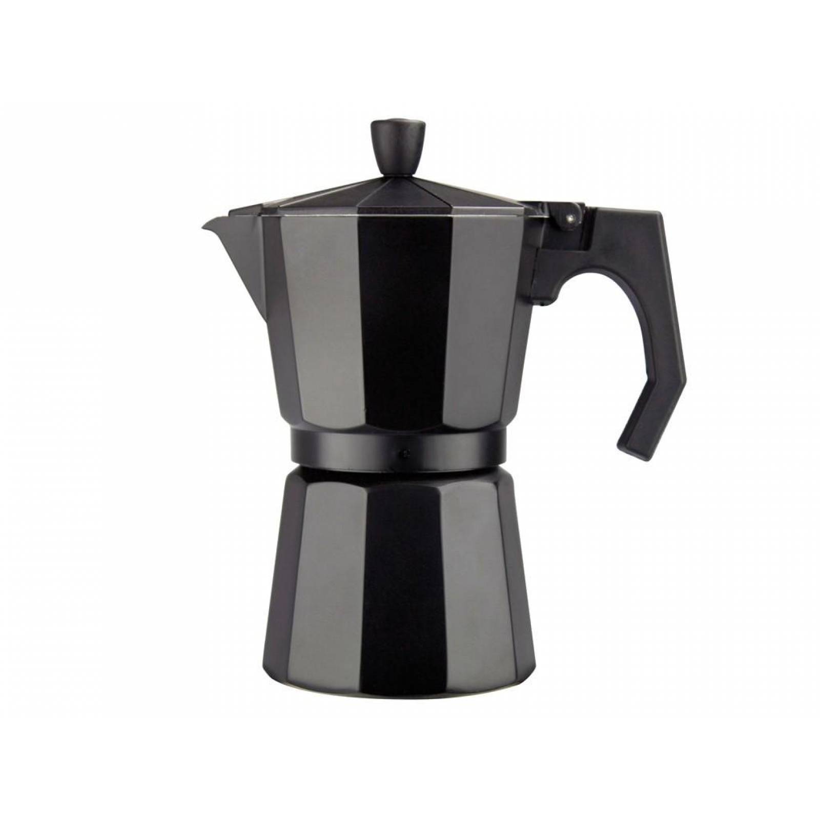 Cafetera Italiana Moka Espresso 9 Tazas Negra 