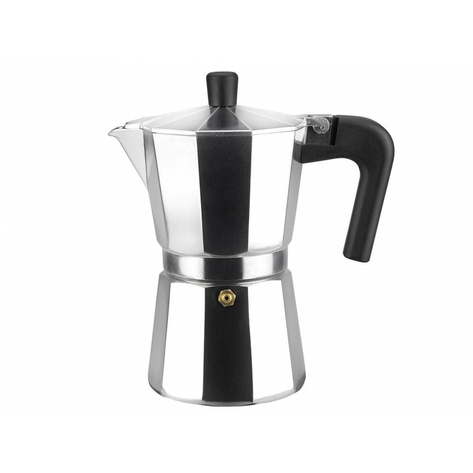 Cafetera Italiana Moka Espresso 3 Tazas Plata 