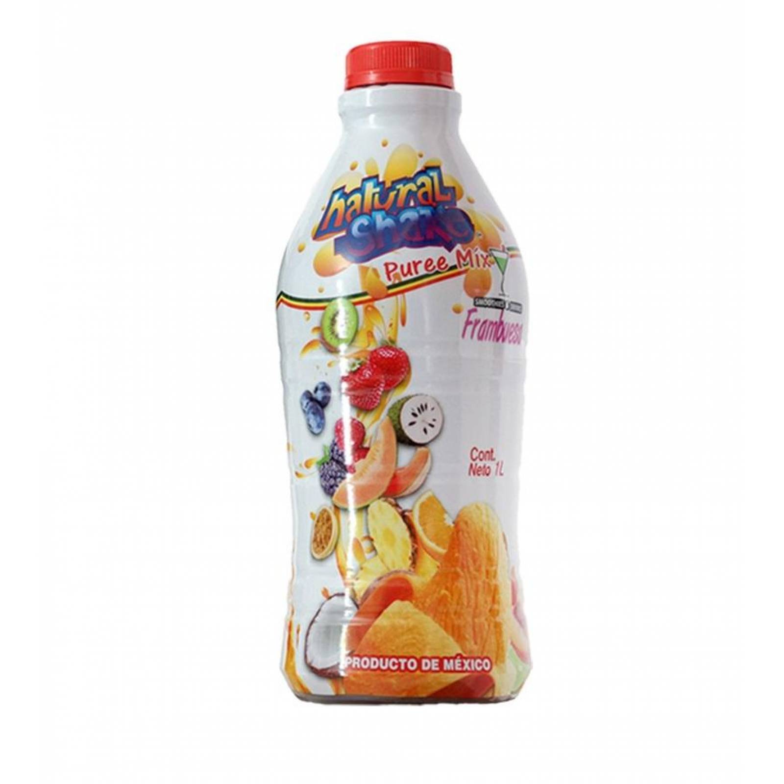 Smoothie Frappe Frambuesa 1 Lt Concentrado Natural Shake