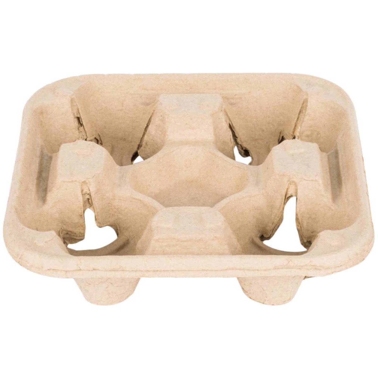 Charola Porta Vasos de Carton 50 piezas 