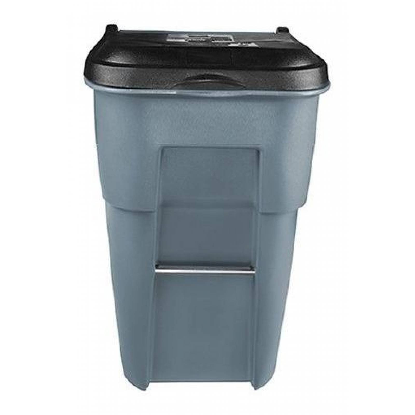 Cesto contenedor gris ruedas tapa brute 246lts. Rubbermaid 