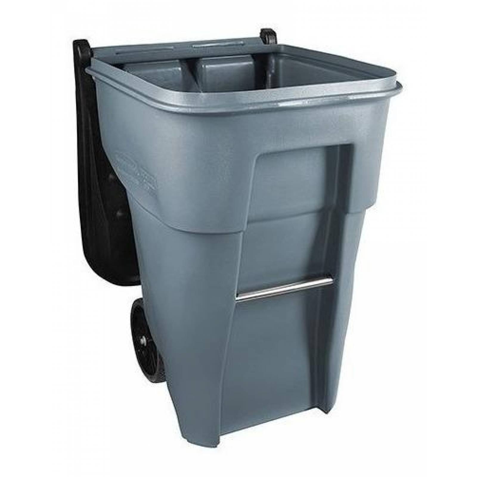 Cesto contenedor gris ruedas tapa brute 246lts. Rubbermaid 