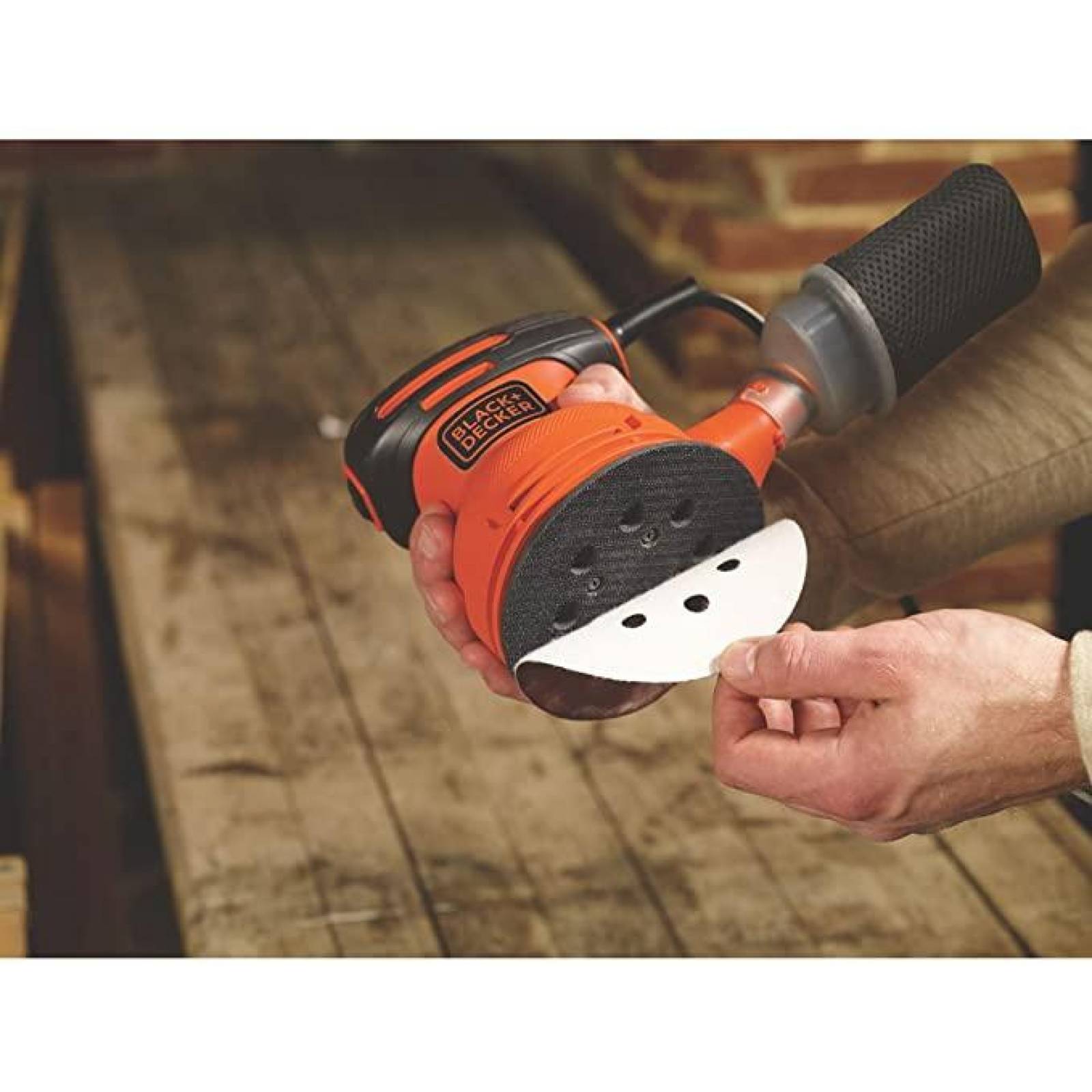Lijadora Orbital Aleatorio 5'' Bdero100-b3 Black&decker