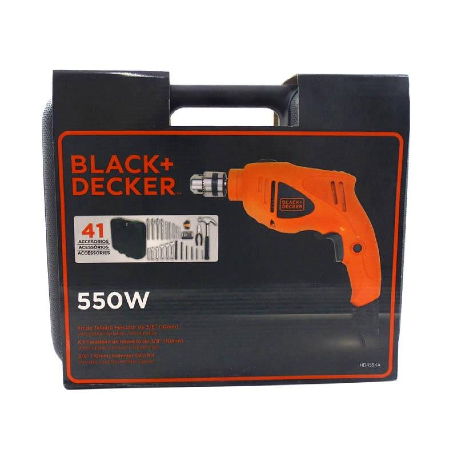 Kit de Rotomartillo 3/8 pulg HD455KA-B3 Black & Decker 