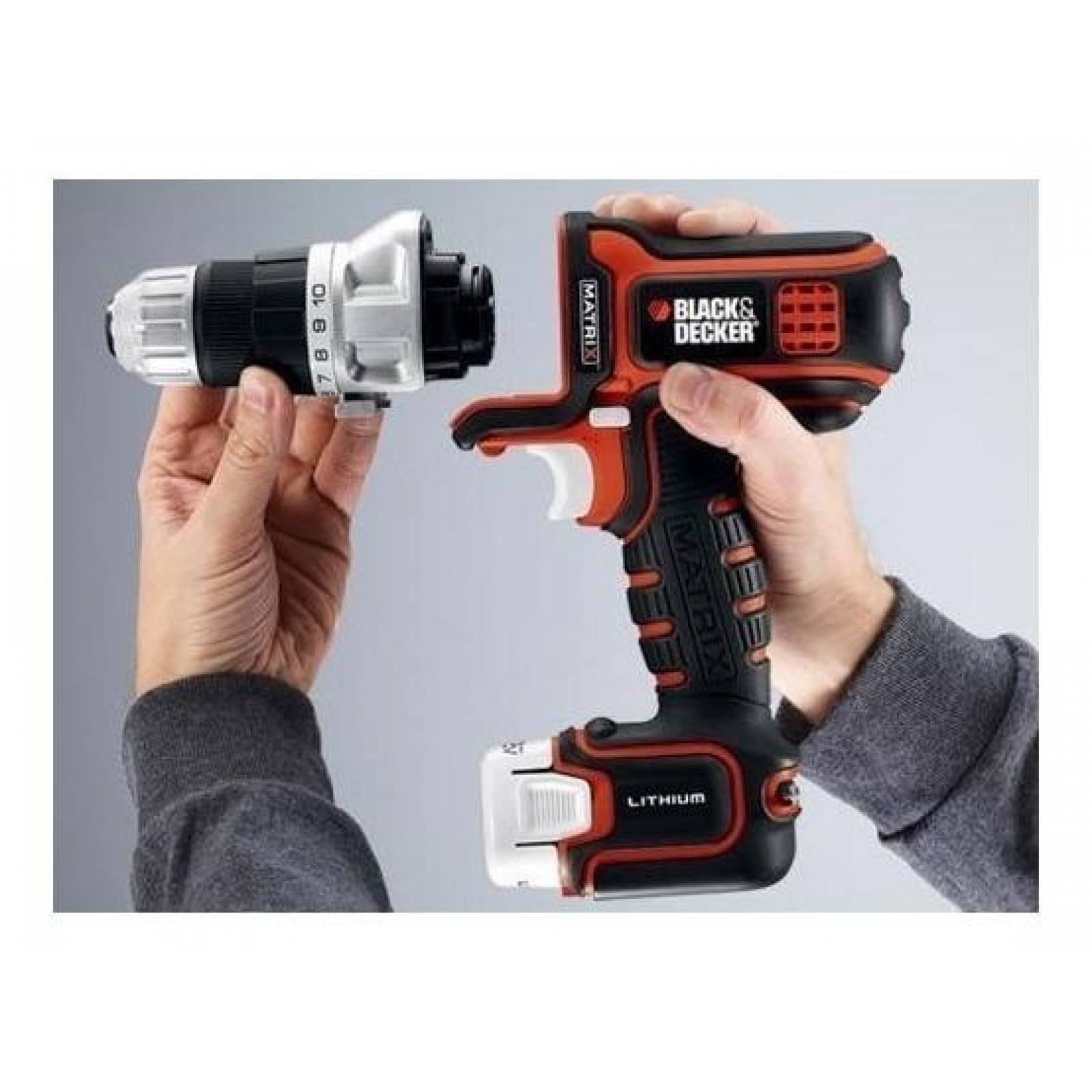 Sierra Corte Madera+taladro 6 En 1 Matrix Black And Decker