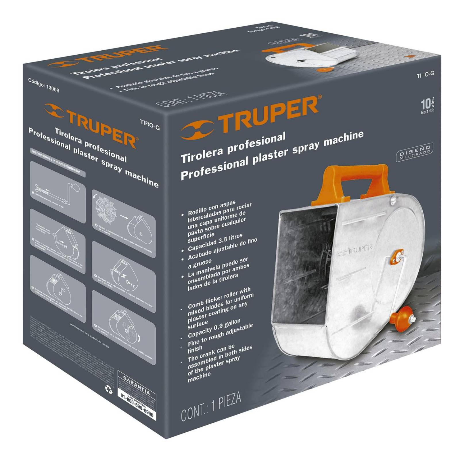 Tirolera galvanizada Truper 