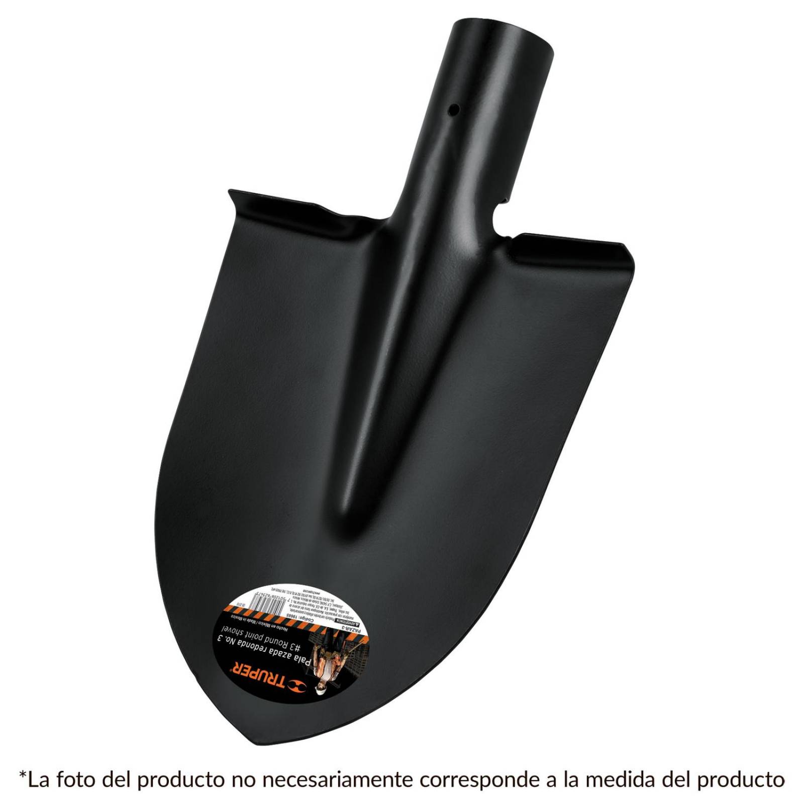 Pala azada, redonda, # 6 Truper 