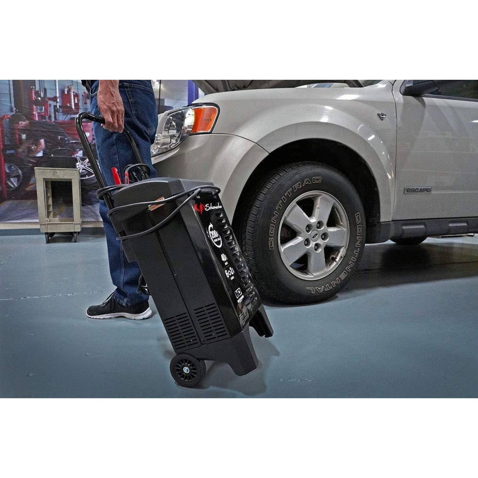 Cargador de batería automático de 200a 12v / arrancador de motor schumacher 