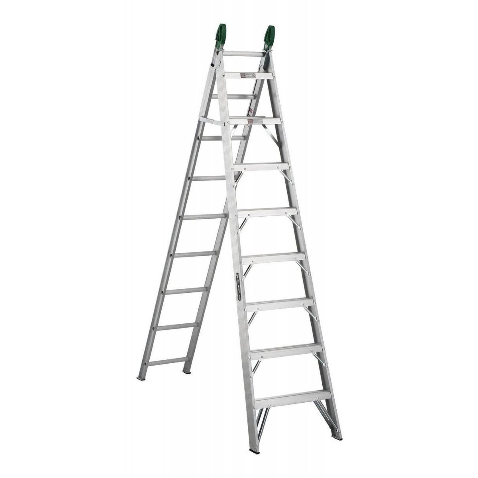 Escalera Convertible Aluminio Cuprum C-2287-17 175 Kg T. Ii 