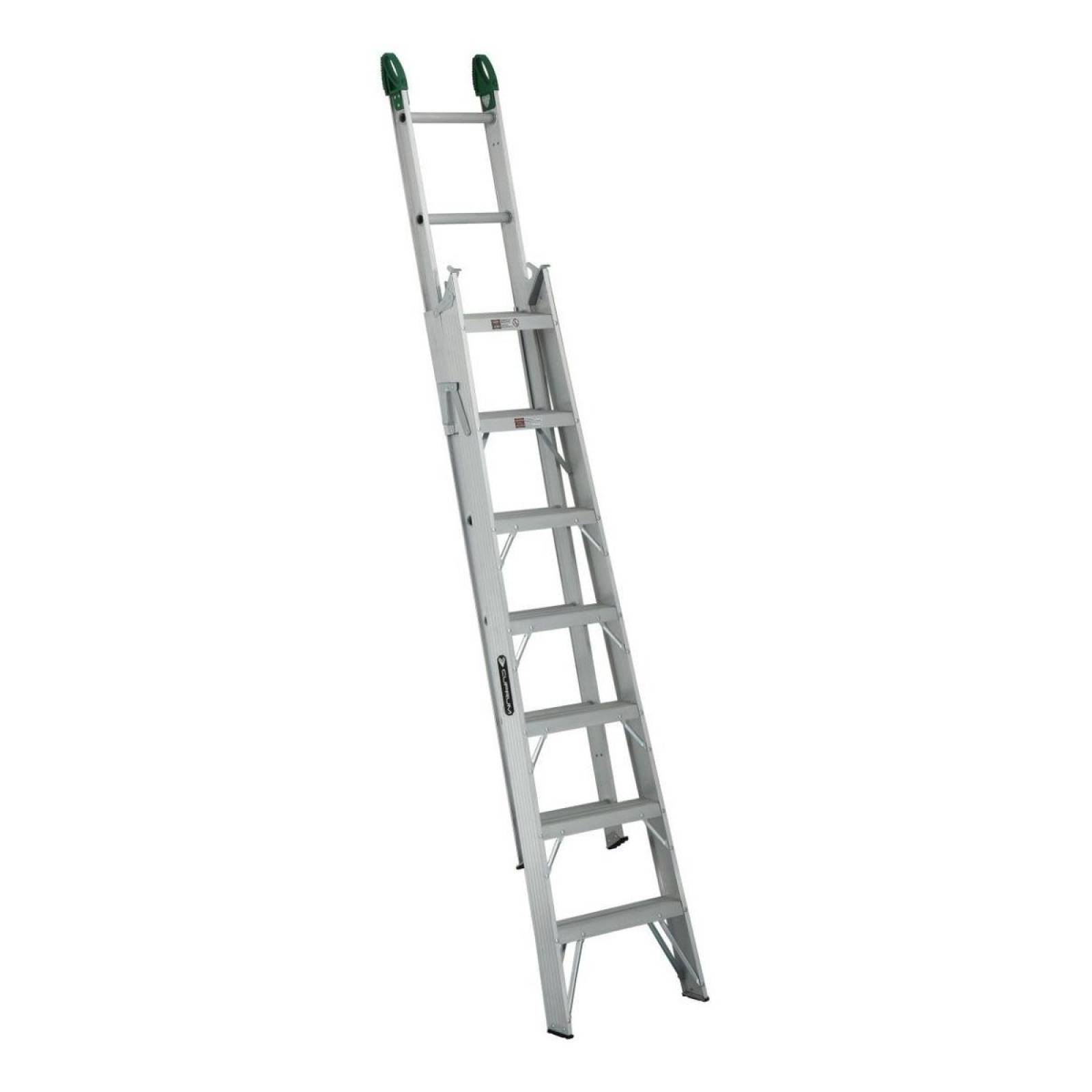 Escalera Convertible Aluminio Cuprum C-2287-17 175 Kg T. Ii 