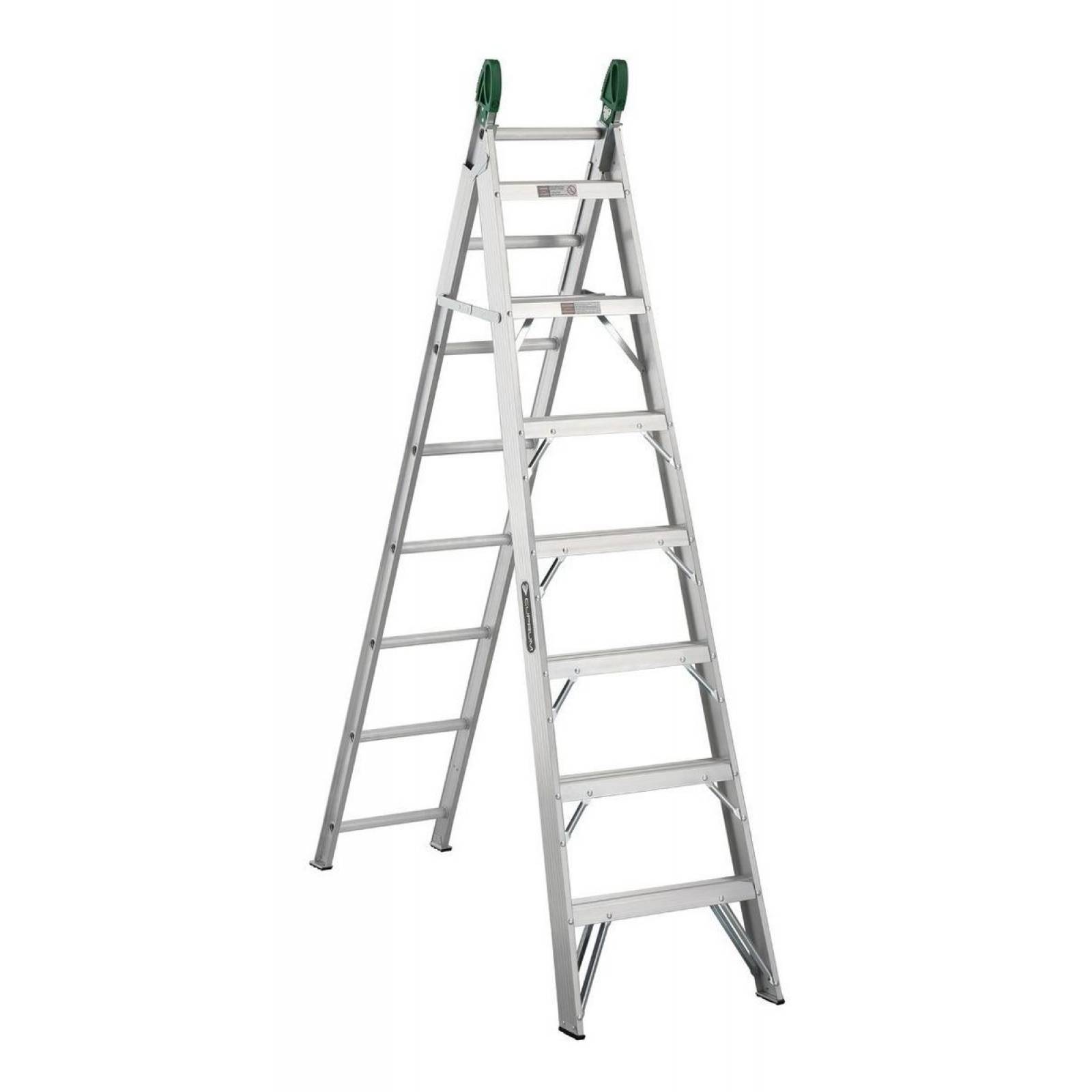 Escalera Convertible (c-2283-15) Aluminio T-ii 