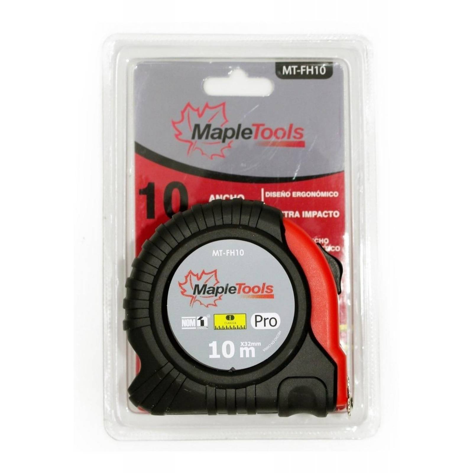Flexometro 10 mts. Contra impacto maple tools mt-fh10 