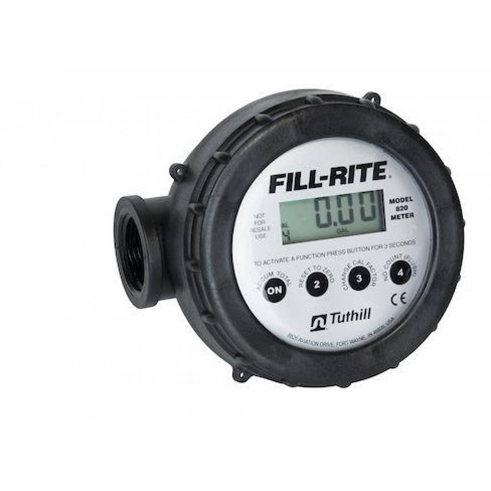 Medidor digital de combustible gasolina diesel fill rite 820