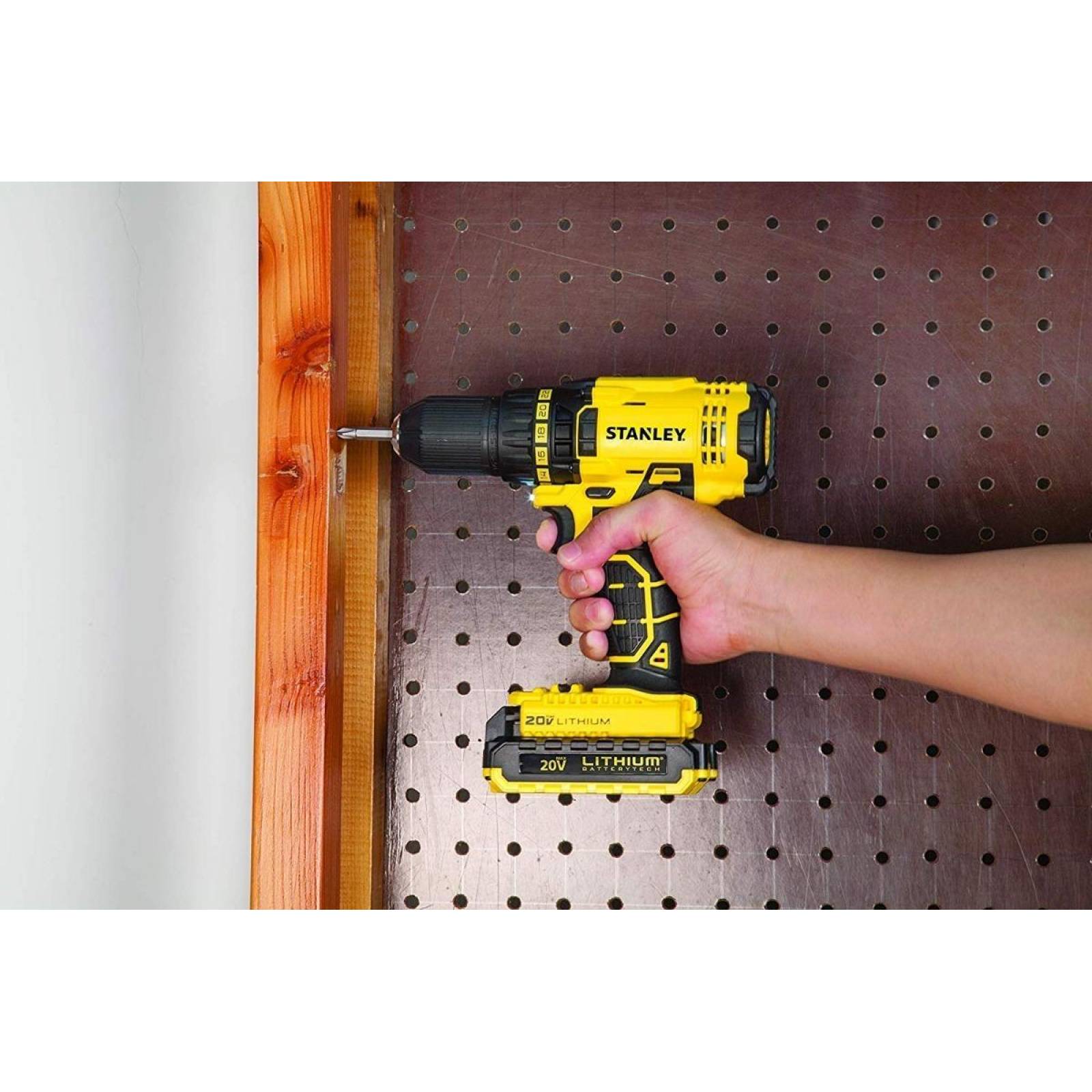 Atornillador/taladro 20v 2 Baterias Y Cargador Stanley