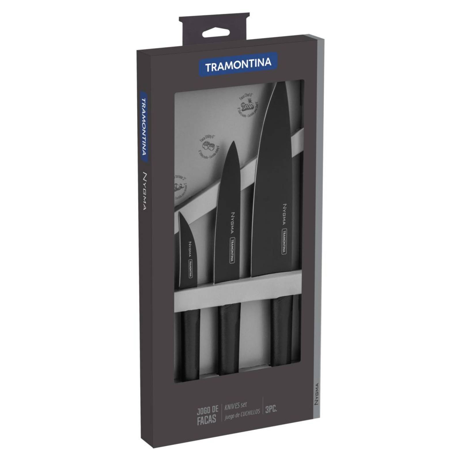 JGO DE CUCHILLOS 3 PZAS NYGMA TRAMONTINA
