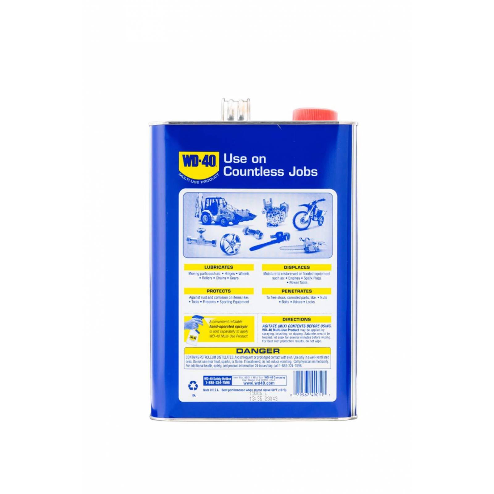 Aflojatodo lubricante multiusos wd-40 galon 