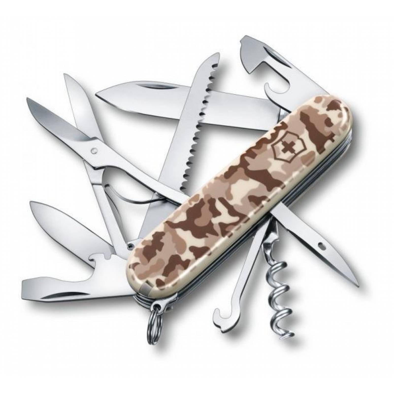 Navaja Huntsman 91 Mm Camuflaje Cafe Victorinox 1.3713.941 