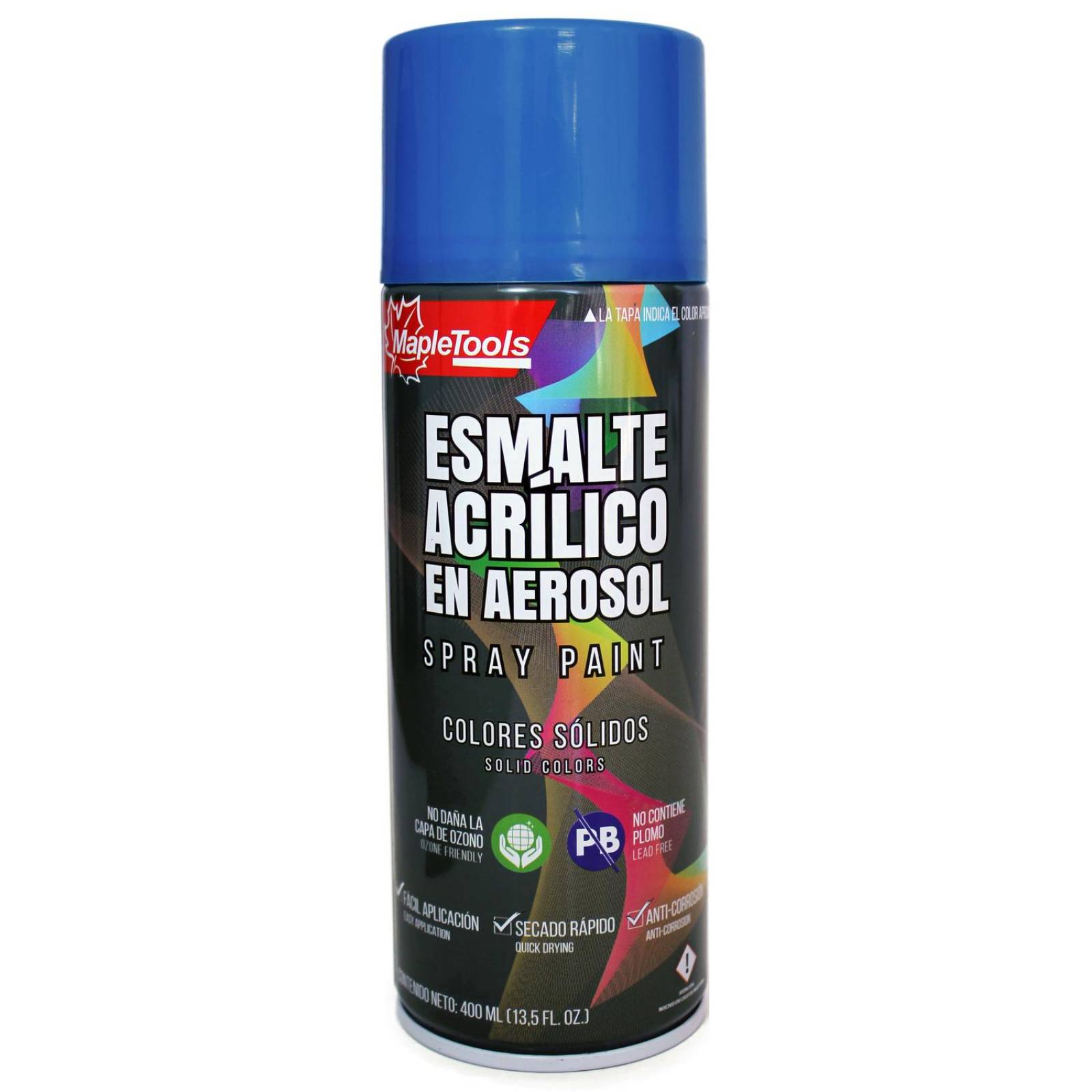 PINTURA EN AEROSOL SPRAY AZUL HOLANDES ACAJA CON 12, MAPLE TOOLS 