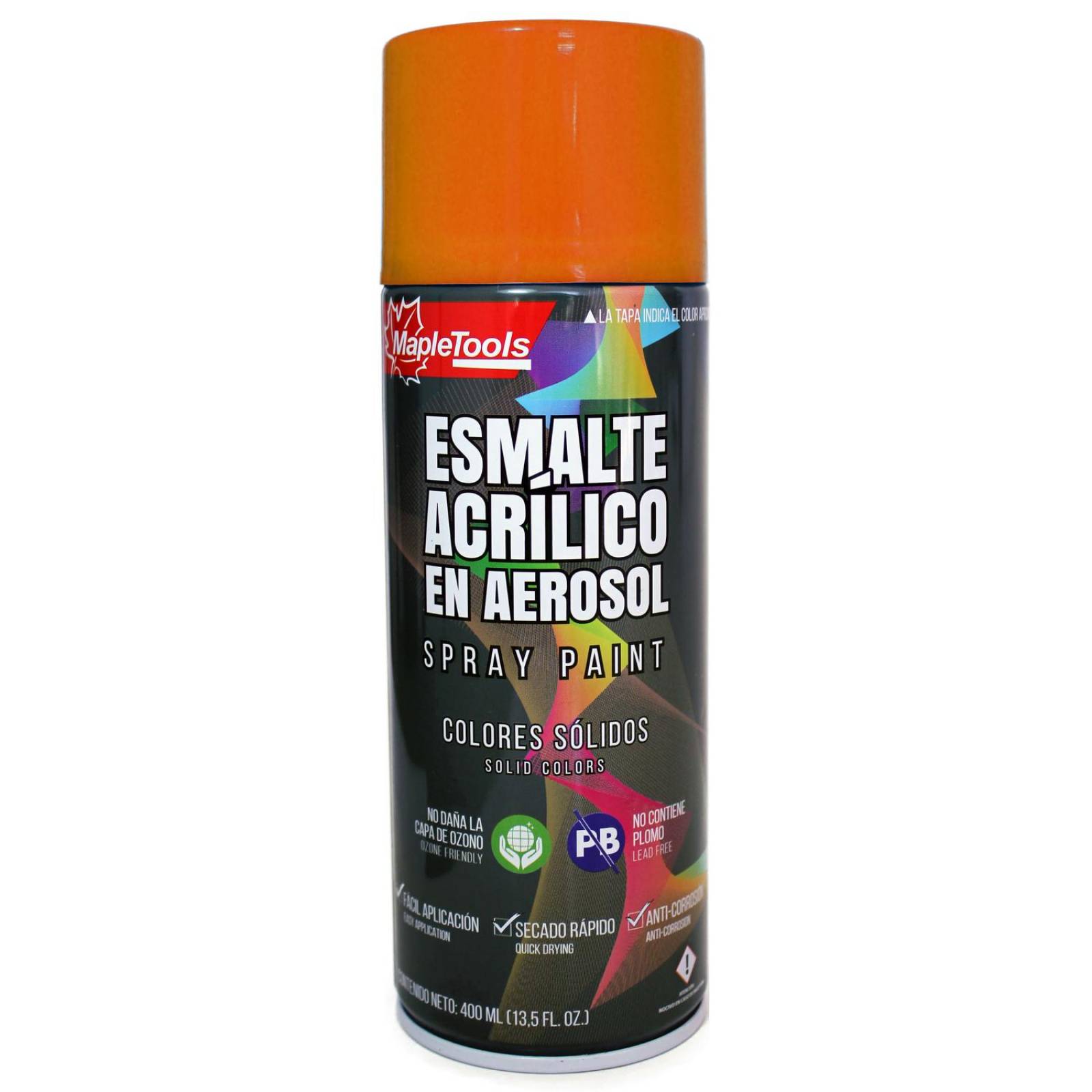 PINTURA EN AEROSOL SPRAY AMARILO COLONIAL CAJA CON 12, MAPLE TOOLS 