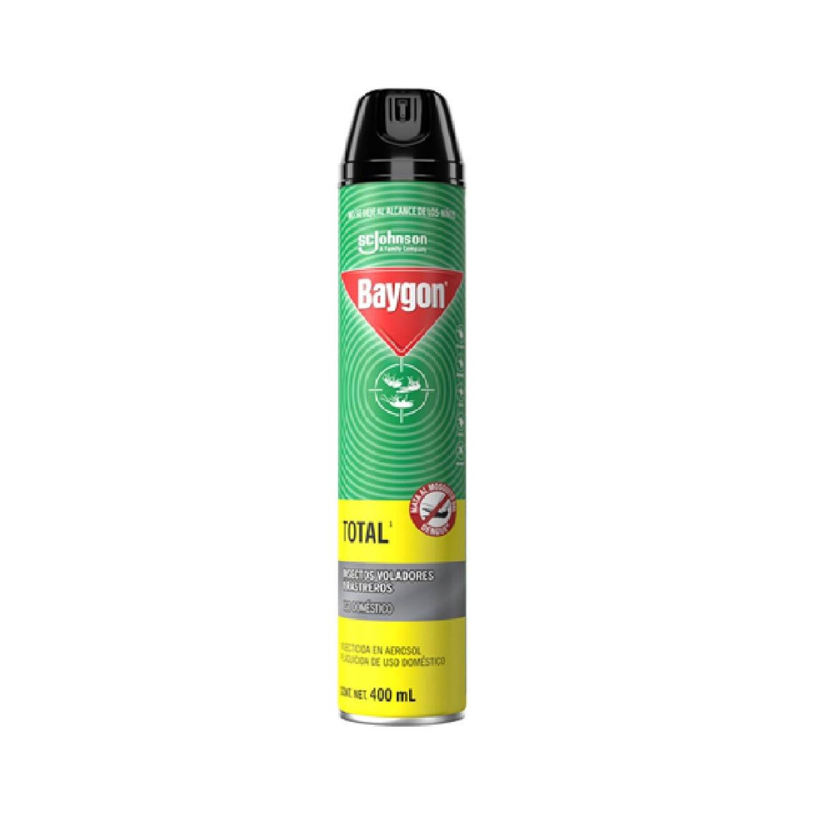 INSECTICIDA EN AEROSOL BAYGON TOTAL 400 ML CAJA CON 12 