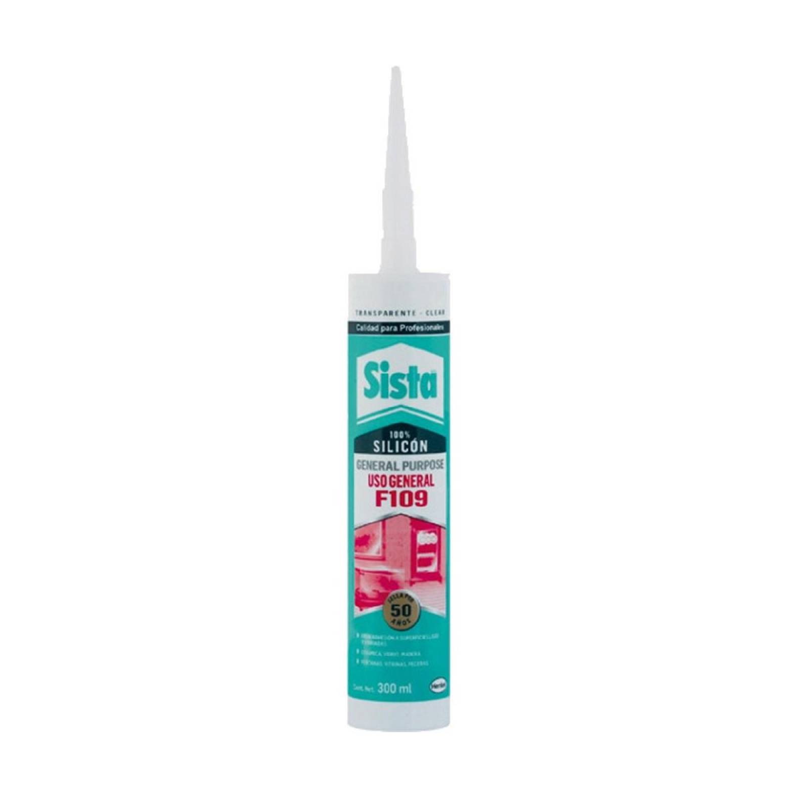 Silicón uso general blanco sista 300 ml 