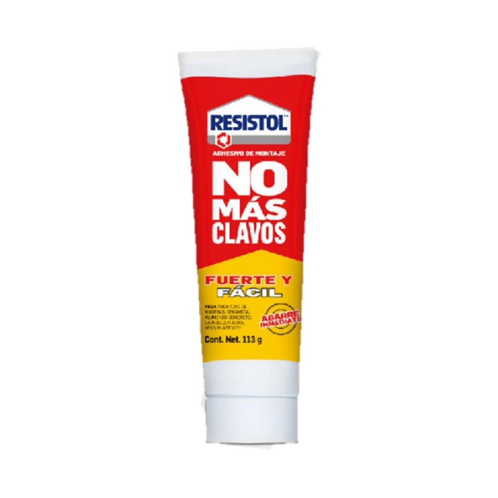 RESISTOL NO MAS CLAVOS FUERTE Y FACIL TUBO 113 GRS. 