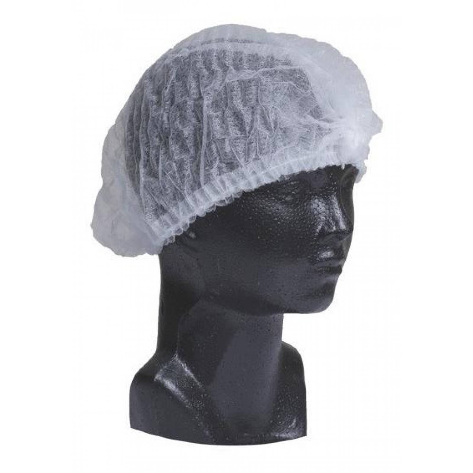 Cofia plisada blanca paquete de 1000 piezas ms-cpb 