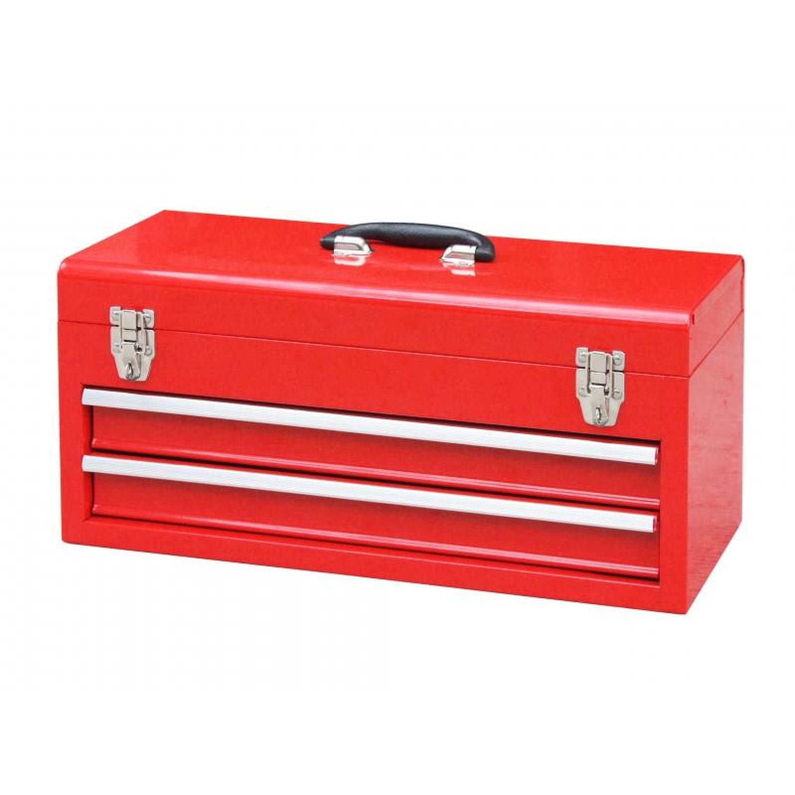 Caja para herramientas metálica con 2 gavetas mt-ch6x maple tools 