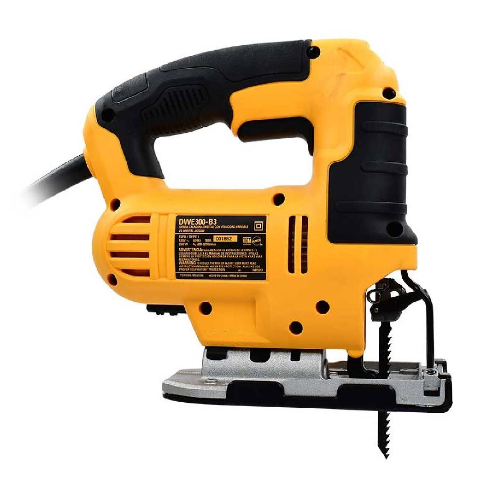 SIERRA CALADORA C/ACCION ORBITAL 650W DEWALT 