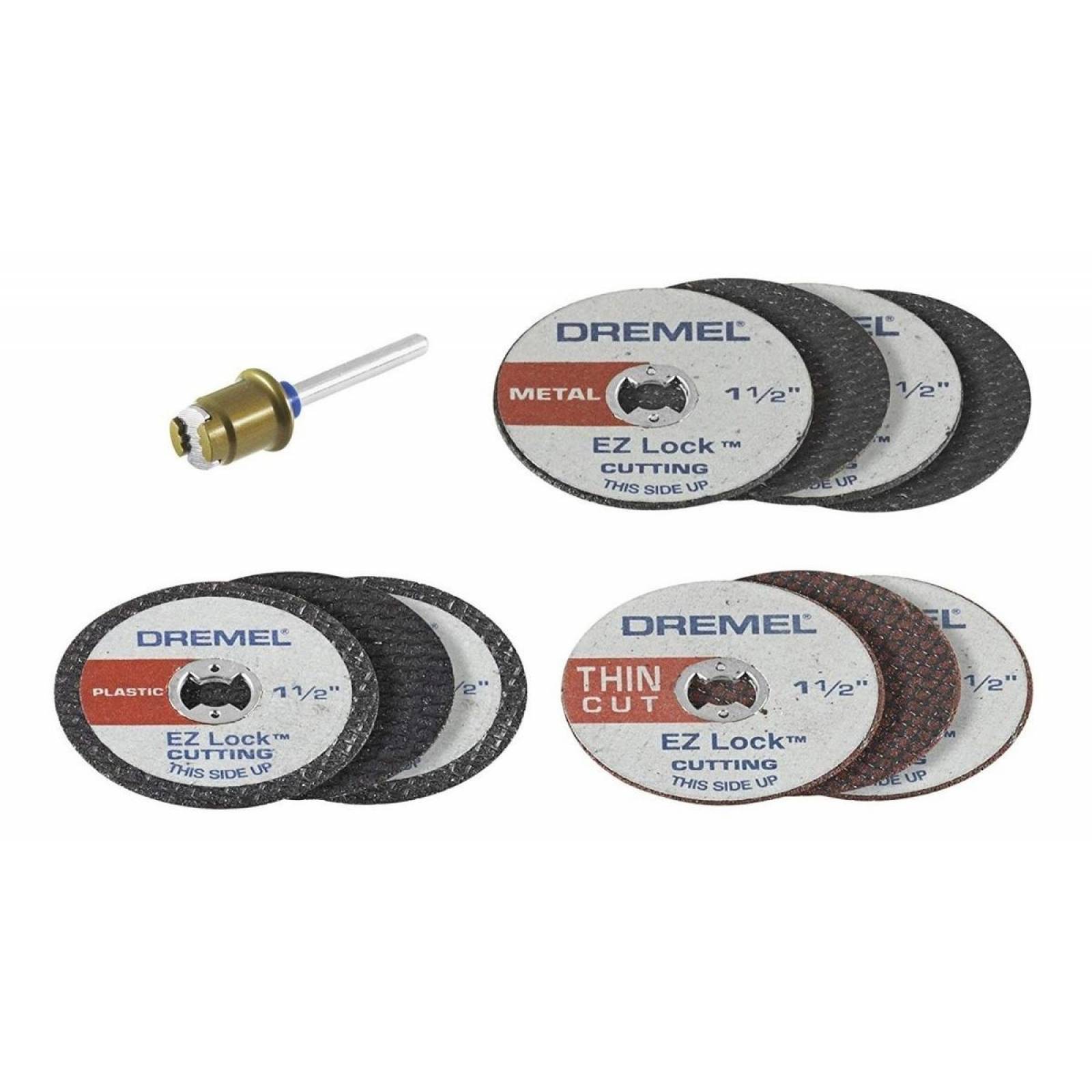 Kit discos de corte ez lock dremel ez688-01 