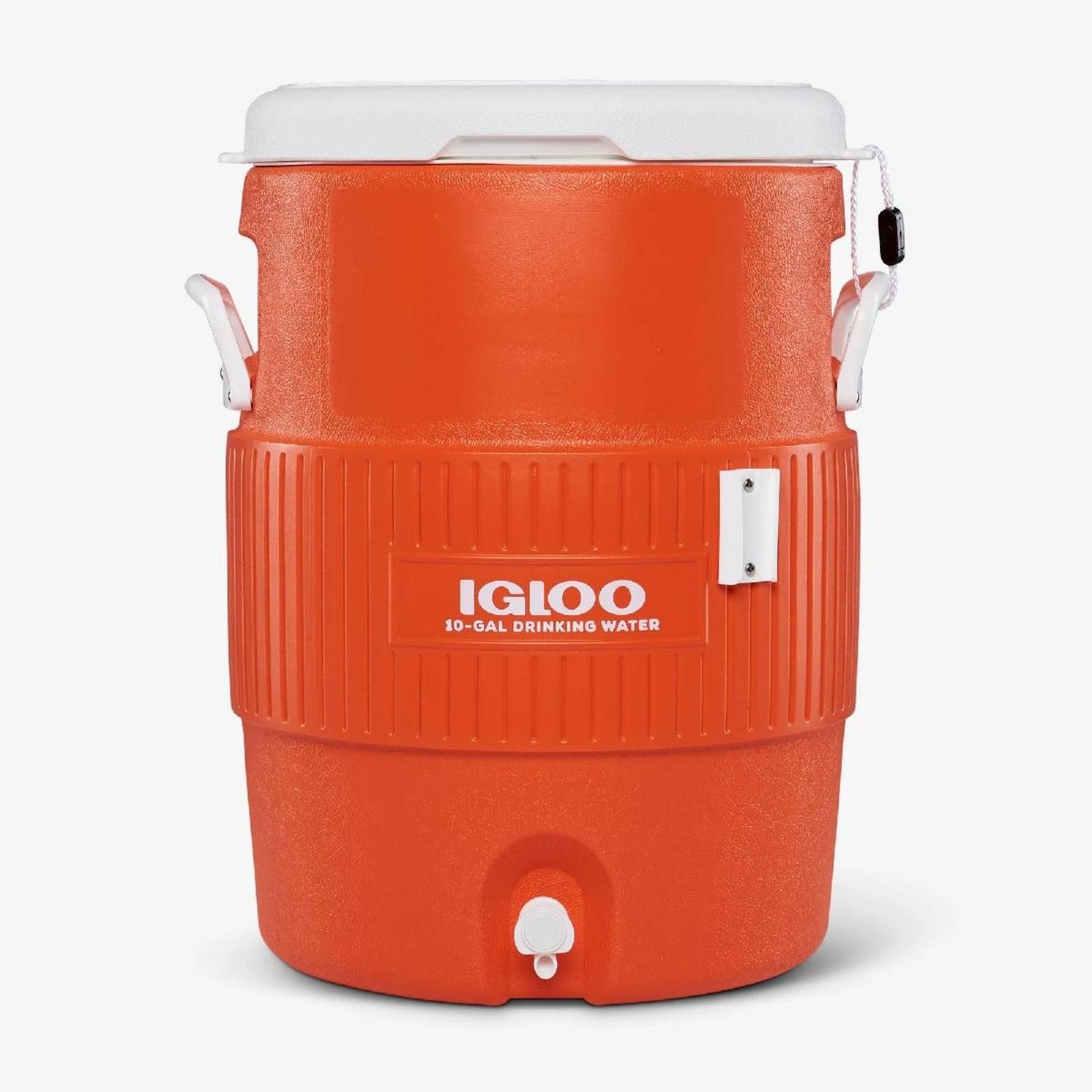 TERMO 10 GALONES NARANJA CON PORTACONOS IGLOO 
