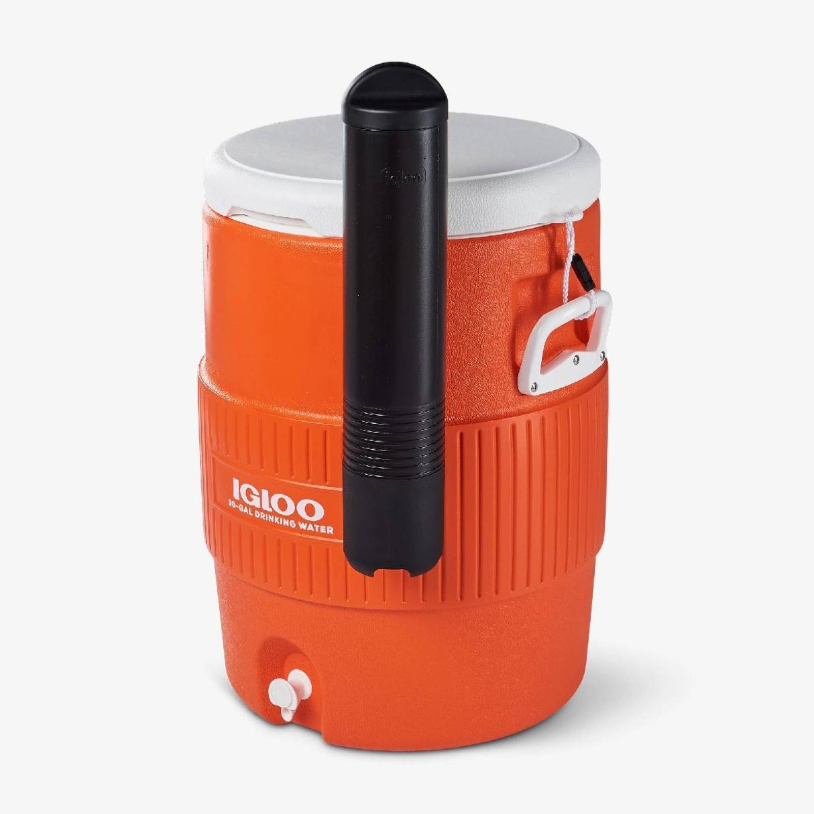TERMO 10 GALONES NARANJA CON PORTACONOS IGLOO 