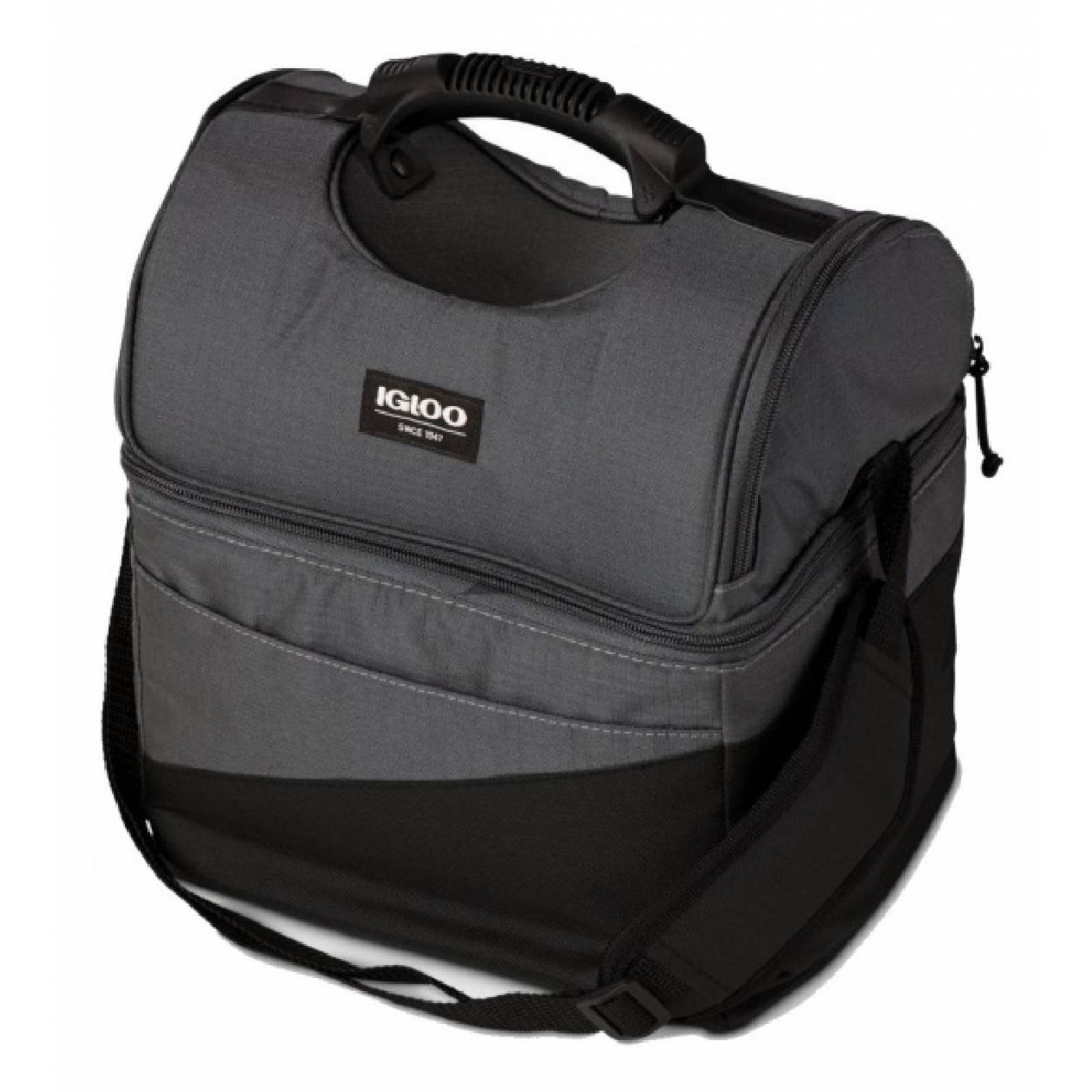 HIELERA GRIPPER 22 LATAS GRIS / NEGRA IGLOO 