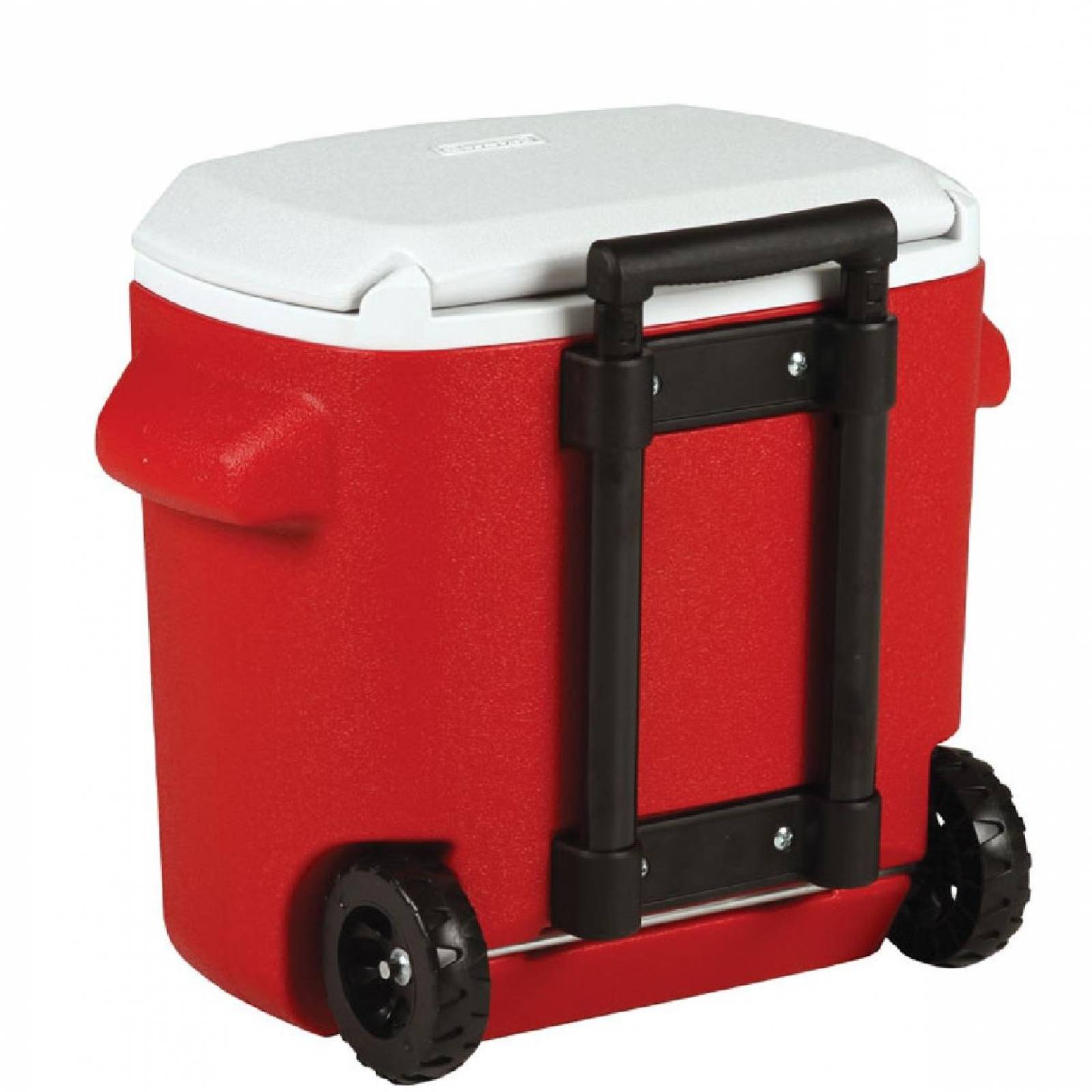 HIELERA 16 QT ROJA CON RUEDAS COLEMAN. 