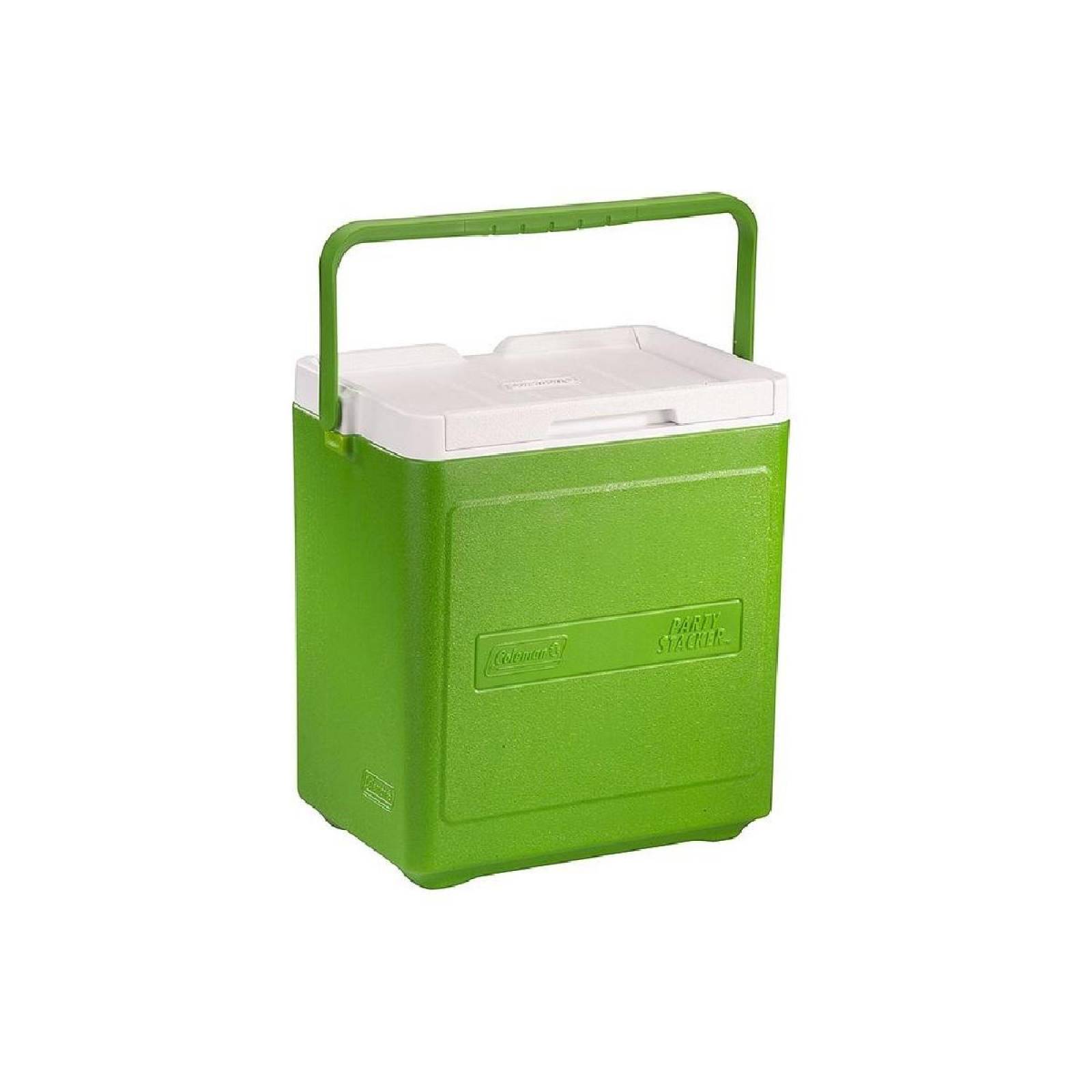 HIELERA PARTY STACKER 18 QT VERDE COLEMAN