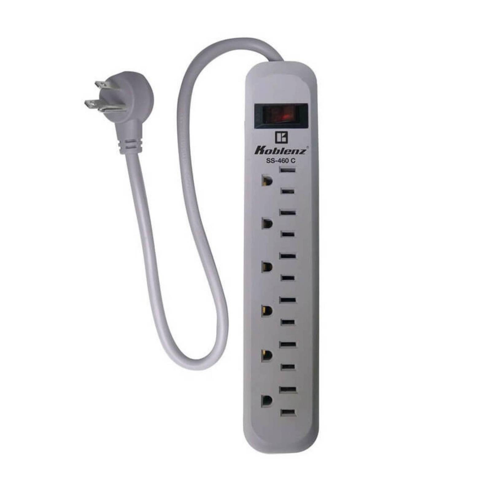 MULTICONTACTO/SUPRESOR 6 CONTACTOS 420 JOULES KOBLENZ 